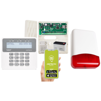 ZESTAW ALARMOWY SATEL PERFECTA-IP 32 PRF-LCD SYRENA